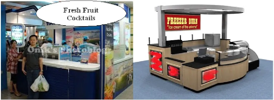 Gambar 2. Konter Fresh Fruit Cocktail