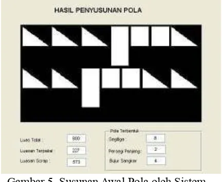 Gambar 4. Interface Sistem Optimasi 