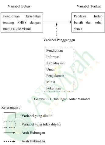 Gambar 3.1 Hubungan Antar Variabel 