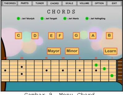 Gambar 9. Menu Chord. 