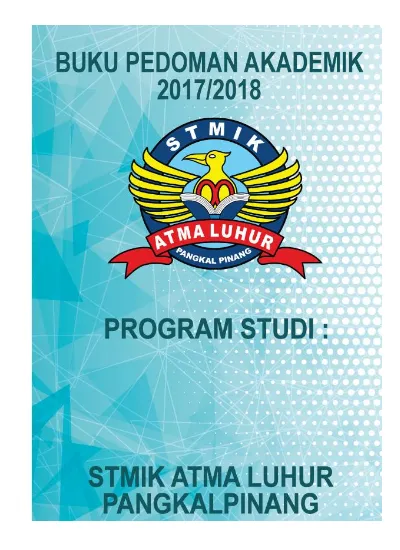 BUKU PEDOMAN AKADEMIK 2017-2018