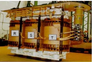 Gambar 3.5 Inti besi pada transformator tenaga