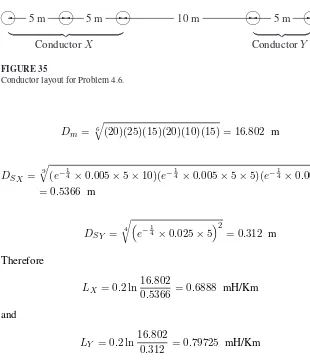 FIGURE 35Conductor layout for Problem 4.6.