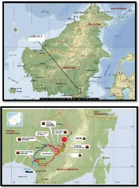 Gambar 4. Lokasi Kesampaian Daerah PT. Antang Gunung Meratus