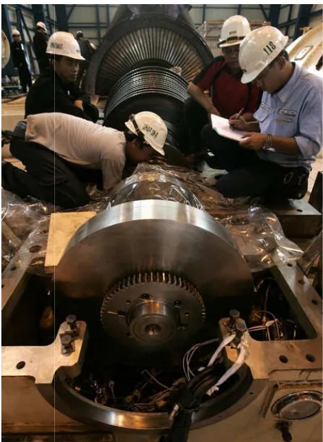 Gambar 3.73.7  : Steam Turbin ( PLTU Muara Karang ) 