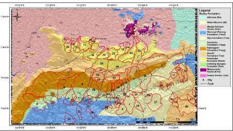 Figure 4. Geological map of study area. 