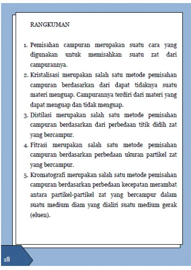 Gambar 3. Rangkuman pada e-book 