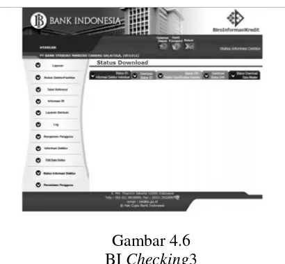 Gambar 4.7BI Checking4