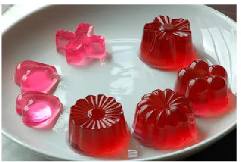 Gambar. Contoh Gel pada agar-agar
