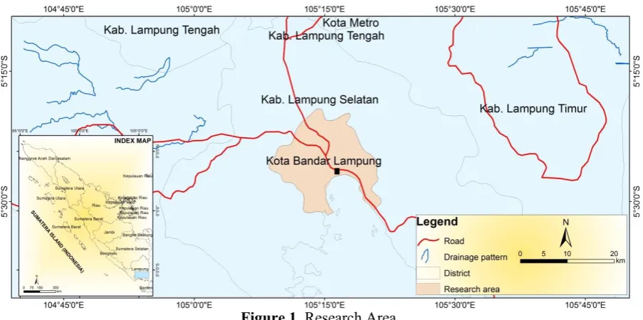 Figure 1. Research Area. 