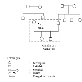 Gambar 2.1 Genogram 