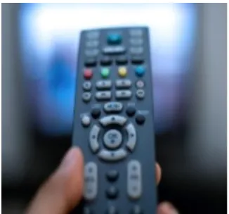 Gambar 5. Remote control pada TV