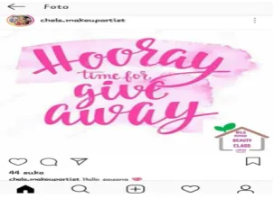 Figure 10. Post Give Away Promo
