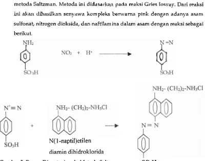 Gambar 5. Proses Diazotasi pada Metoda Saltznlan 