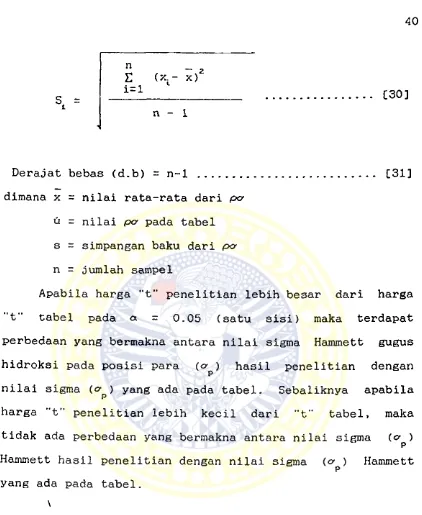 tabel pada a = 0.05 