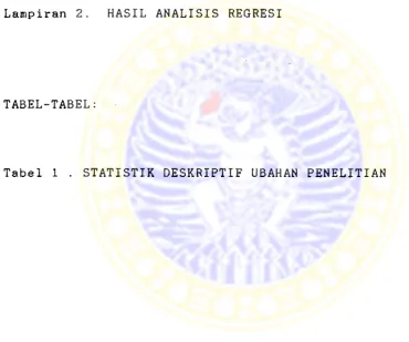 TABEL­TABEL: 