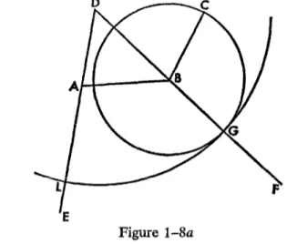 Figure  l-8a  indicates  how  it  is  done  in  one  case,  and  Figure  l-8b  shows  the  other  case.)  On  this  line  an  equilateral  tri-  angle  is built,  according  to  Proposition  1