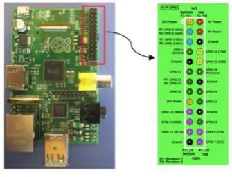 Gambar 3.4 : Raspberry Pi. 