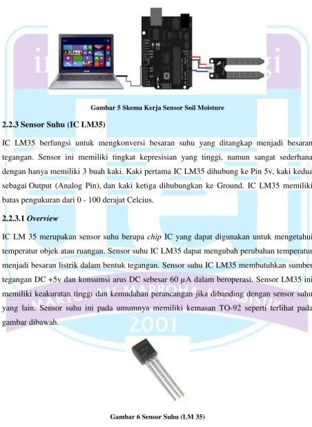 Gambar 6 Sensor Suhu (LM 35) 