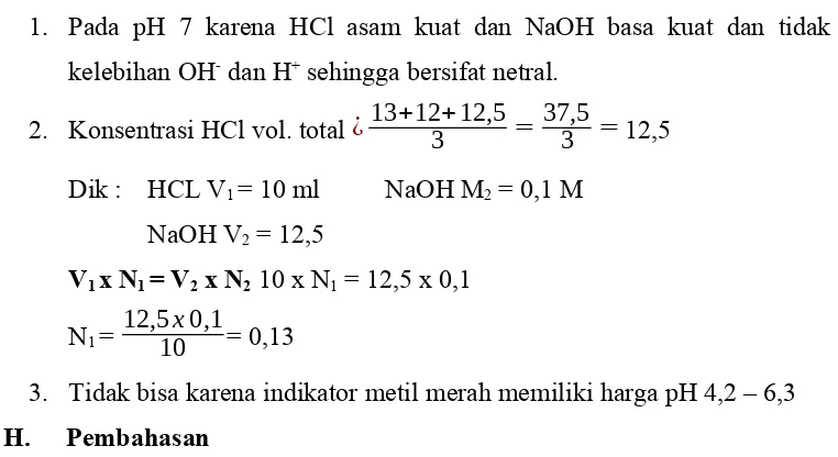 grafik titrasi asam basa antara NaOH dan HCl. Namun  sebelum membuat grafik, kita harus