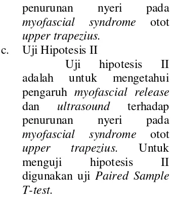 Tabel. 4.8  Hasil Paired Sample T-test untuk Uji Hipotesis II pada 