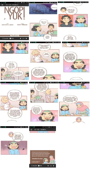 Gambar 9. Sumber:  official Line Webtoon “Ngopi Yuk!” episode 215 