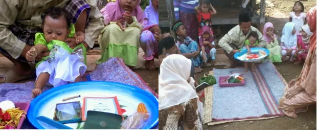 Gambar 14.1 Acara milih barang pada toron tannamembatalkan/tidak sahnya acara tersebut