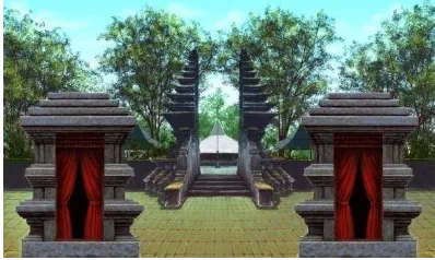 Gambar 0.15 Pendopo Agung Trowulan dan Pintu Kota Gede 