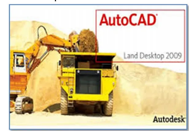 Gambar 3.3. Software AutoCAD Land Desktop 2009