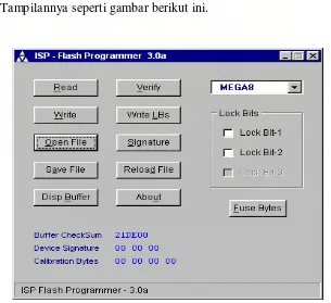 Gambar 2.6  ISP-Flash Programmer 3.a 