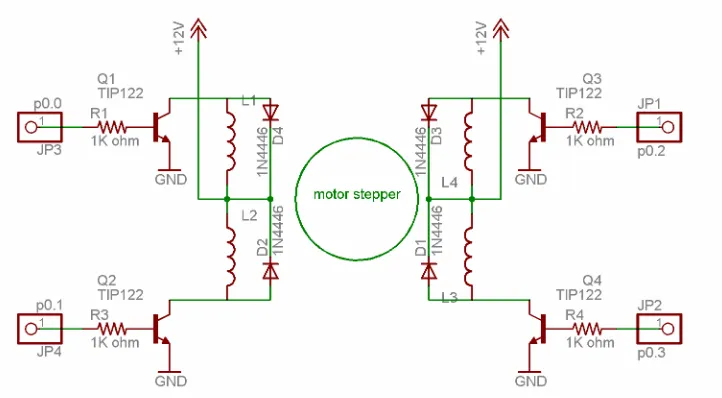 Gambar 3.5. Rangkaian Driver Motor Stepper 