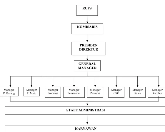 Gambar 1.1Struktur Organisasi 