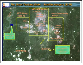 Gambar 2Peta Wilayah Kerja Kuasa Pertambangan PT. Bukit Asam (Persero), Tbk.