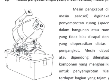 Gambar.3 Mesin pengabut dingin 