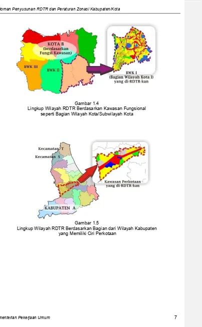 Gambar 1.4 Lingkup Wilayah RDTR Berdasarkan Kawasan Fungsional 