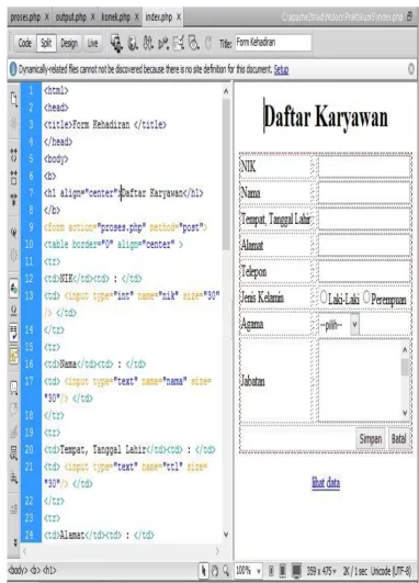 Gambar 2.3 Tampilan File Index.php 