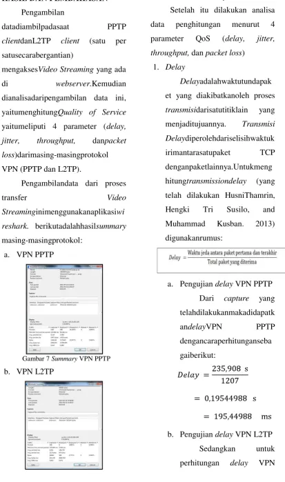 Gambar 8 Summary VPN L2TP 
