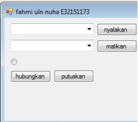 Gambar 1 desain pada csharpdevlop 