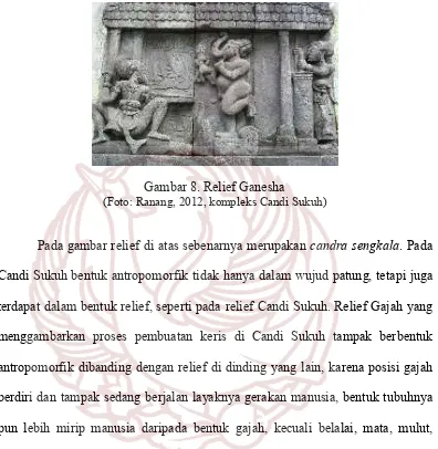 Gambar 8. Relief Ganesha 