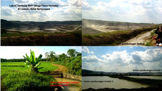 Gambar 4. Perubahan Landscape Pasca Tambang Sumber: Dokumentasi Tim Peneliti, 2015