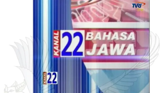 Gambar 6. Bumper segmen Bahasa Jawa Program Berita “Kanal 22” 