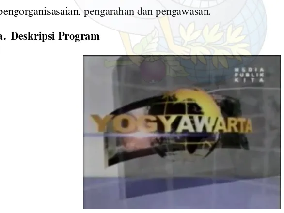 Gambar 8. Bumper(Sumber:  Program Berita “Yogya Warta” Capture Video Berita “Yogya Warta” Stasiun TVRI Yogyakarta) 