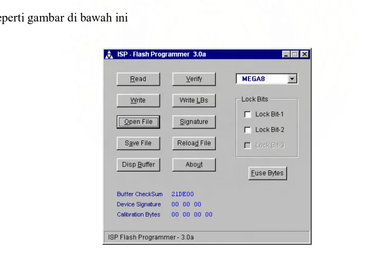 Gambar  2.3  ISP- Flash Programmer 3.a 
