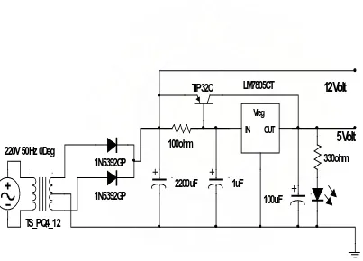 Gambar 3.5 Rangkaian Power Supply (PSA) 