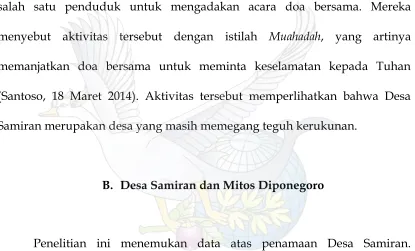 Gambar 1. Peta Lokasi Desa Samiran Kecamatan Selo Kabupaten Boyolali  