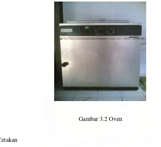 Gambar 3.2 Oven 