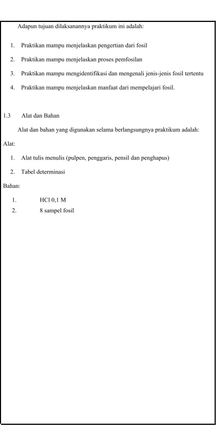 Tabel determinasi