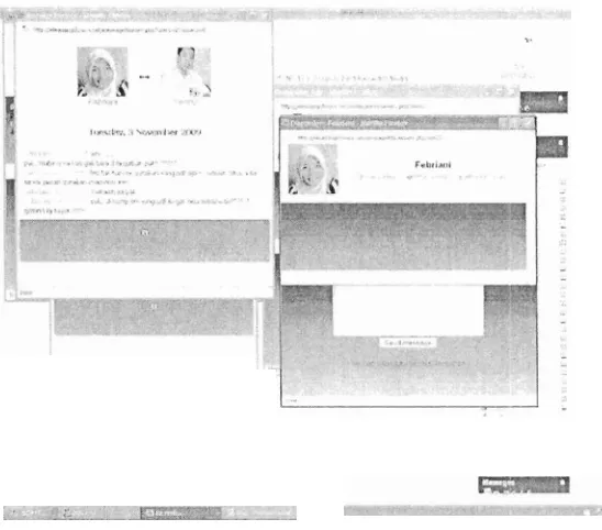 Gambar 5.5 Chating Mahasiswa vs Dosen menggunaltali portal e-Ie~rmiiigpl~~~sics 