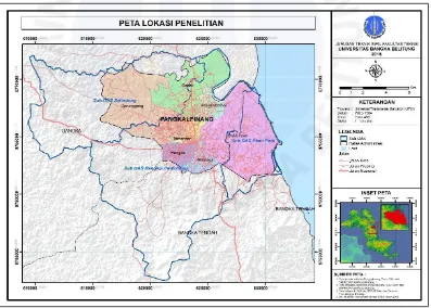 Gambar 4.1 Peta lokasi penelitian 