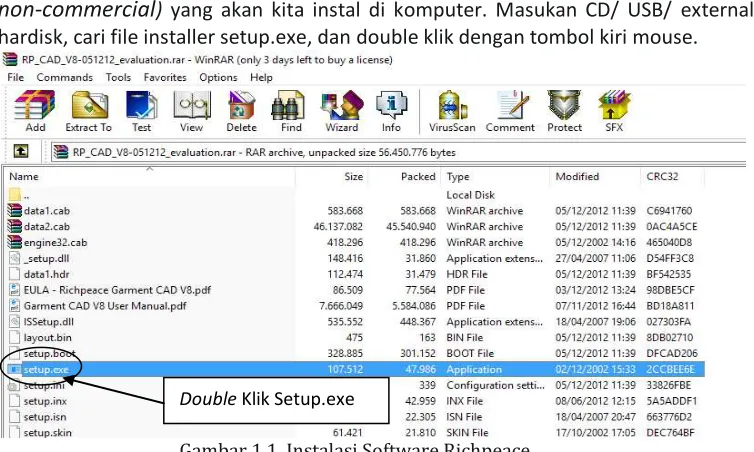 Gambar 1.2. Proses Instalasi Software Richpeace 